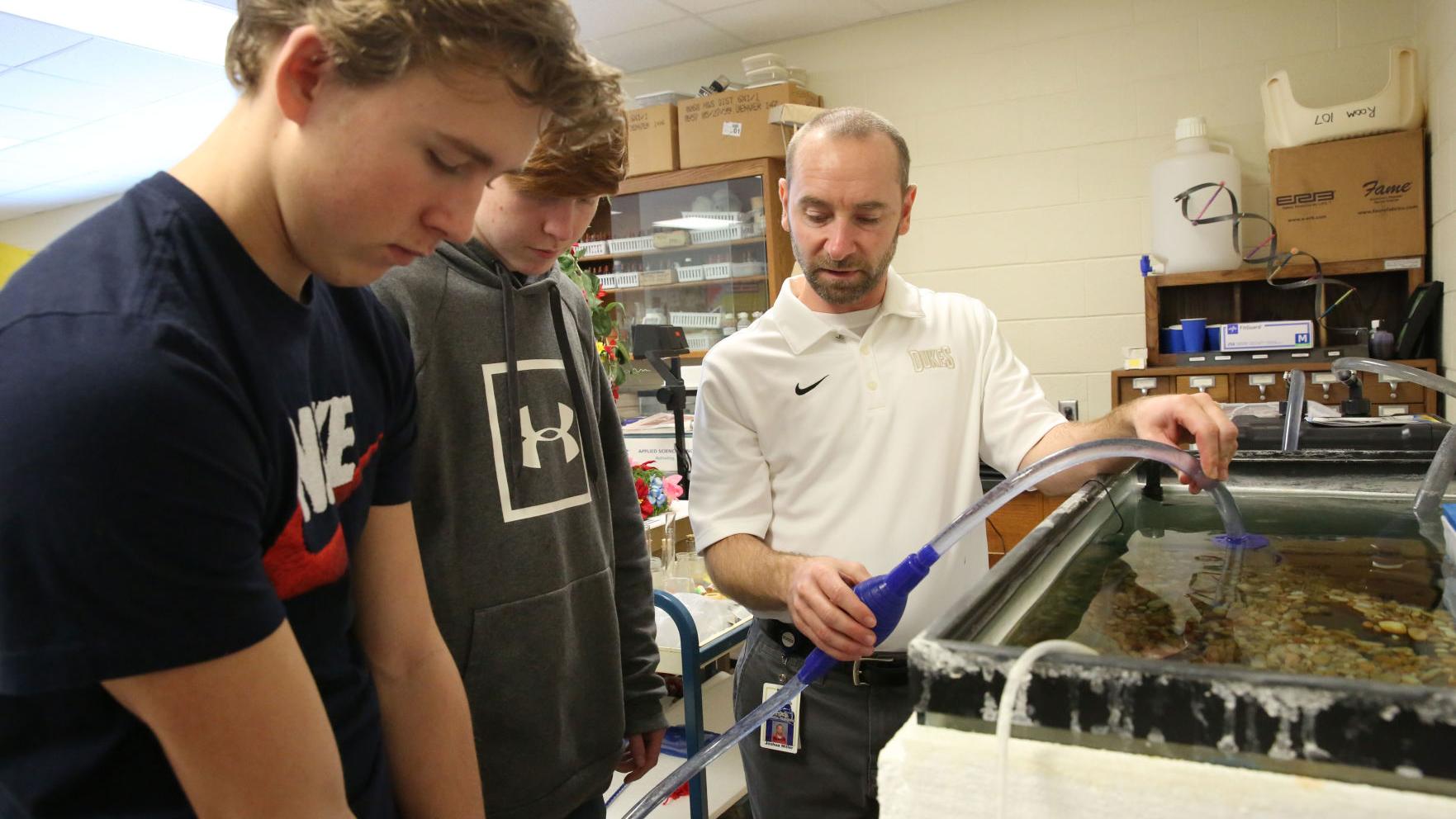 YHS trout project makes a splash